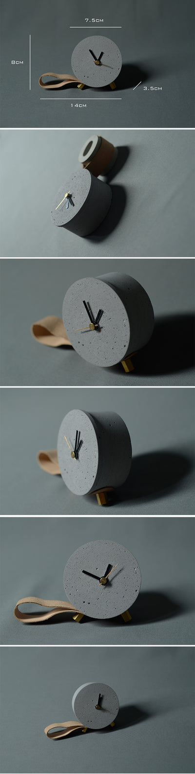 Reloj de Pared Industrial Vertical Grande - Diseño Moderno Colgante - Image 6