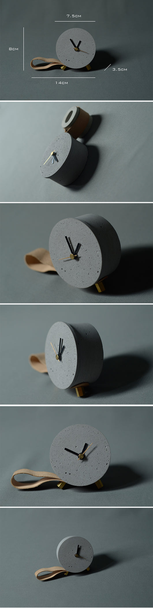 Reloj de Pared Industrial Vertical Grande - Diseño Moderno Colgante - Image 6