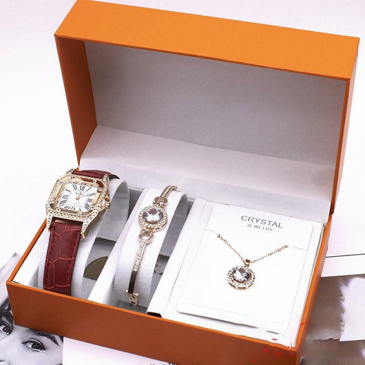 Juego de Reloj de Pulsera para Mujer con Collar y Pulseras - Image 8