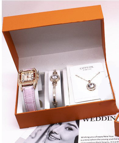 Juego de Reloj de Pulsera para Mujer con Collar y Pulseras - Image 3