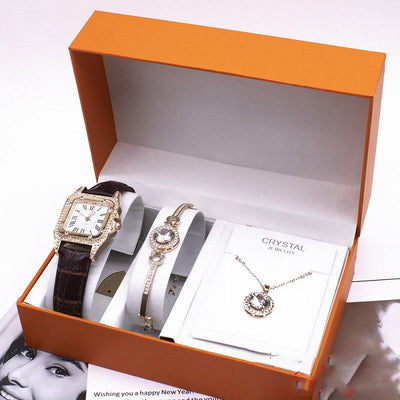 Juego de Reloj de Pulsera para Mujer con Collar y Pulseras - Image 4
