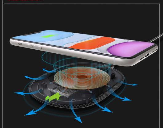 Cargador Inalámbrico Rápido 12W para Apple y Huawei - Image 4
