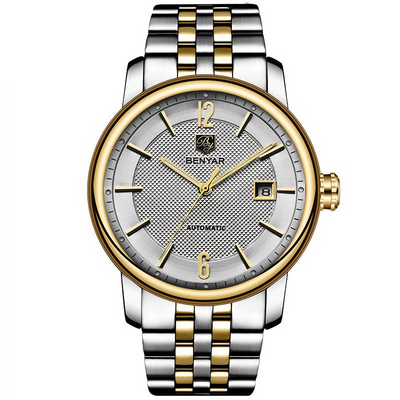 Reloj Mecánico para Hombre con Diseño de Rayas 5144 - Image 4