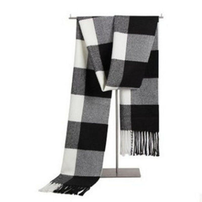 Bufanda de Lana Corta para Hombre - Diseño Escocés Cálido y Elegante - Image 8
