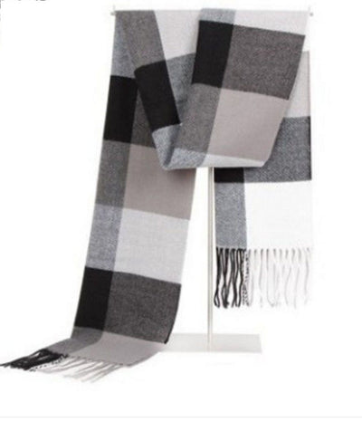 Bufanda de Lana Corta para Hombre - Diseño Escocés Cálido y Elegante - Image 9