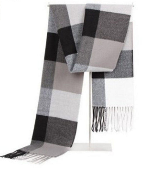 Bufanda de Lana Corta para Hombre - Diseño Escocés Cálido y Elegante - Image 9