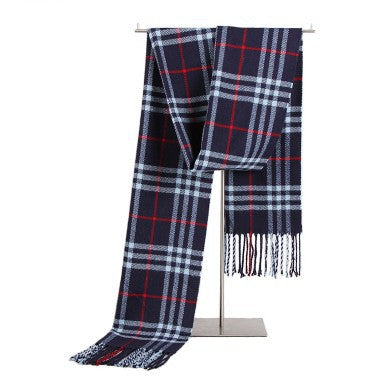 Bufanda de Lana Corta para Hombre - Diseño Escocés Cálido y Elegante - Image 3