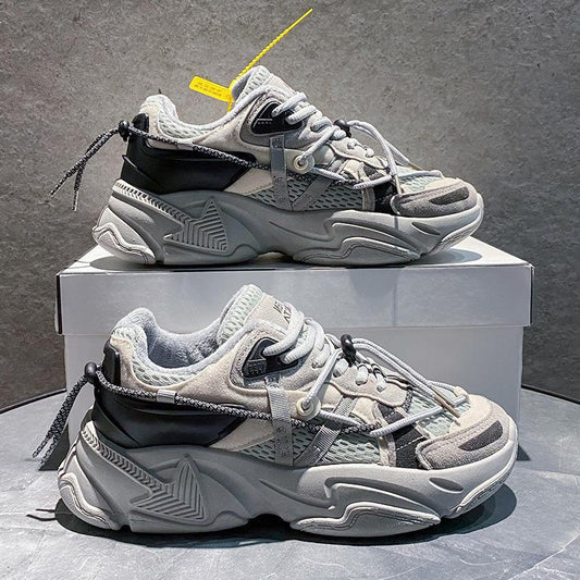 Tenis Plataforma Negra Estilo Coreano