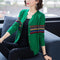 Cardigan Oversized Bloques de Color Tejido Ligero