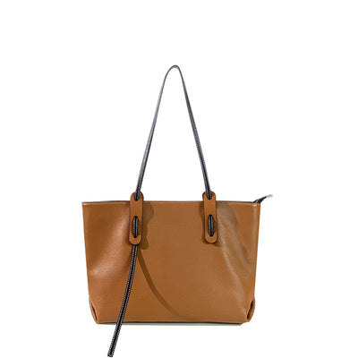 Bolso Tote de Cuero Suave - Bolsa Portátil Grande para Mujer - Image 5