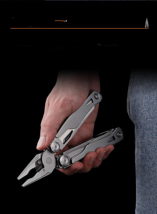Herramienta Multiusos Plegable: Alicates, Destornillador, Tijeras y Cuchillo