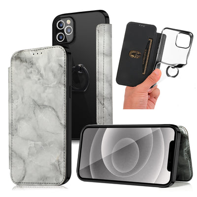Funda Mármol para iPhone 12 Pro con Anillo de Sujeción - Image 14