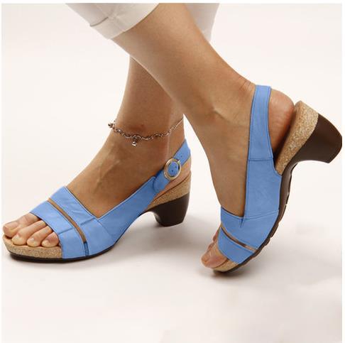 Sandalias Plataforma Mujer Verano - Tacón Grueso Cómodo - Image 7
