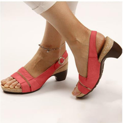 Sandalias Plataforma Mujer Verano - Tacón Grueso Cómodo - Image 9
