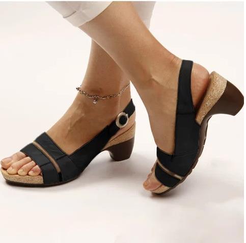 Sandalias Plataforma Mujer Verano - Tacón Grueso Cómodo