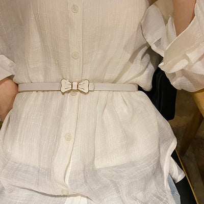 Vestido Coreano con Cinturón Delgado - Diseño Versátil y Elegante - Image 15