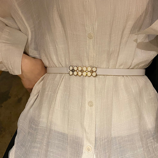 Vestido Coreano con Cinturón Delgado - Diseño Versátil y Elegante - Image 18