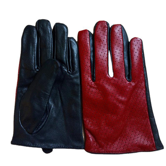 Guantes de Seda y Piel de Oveja para Mujer - Talla Mediana