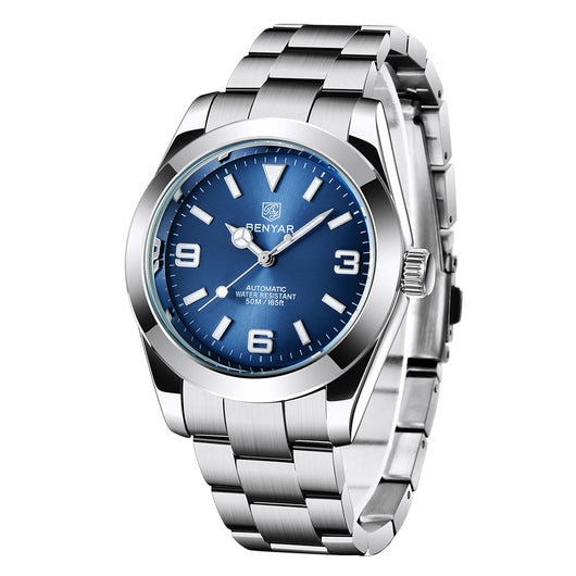 Reloj para Hombre de Acero Inoxidable Luminoso e Impermeable 5177