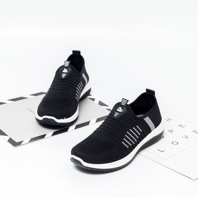 Zapatos Casuales Transpirables de Malla Tejida para Mujer - Suela Suave, Talla Grande - Image 10