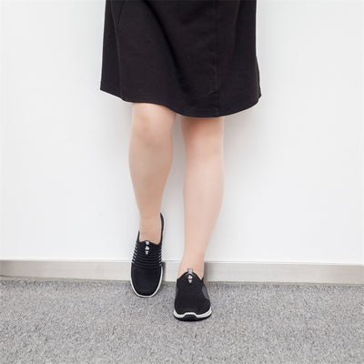 Zapatos Casuales Transpirables de Malla Tejida para Mujer - Suela Suave, Talla Grande - Image 13