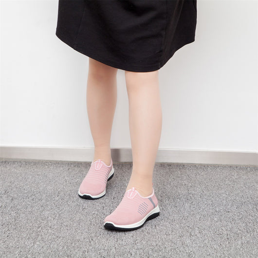 Zapatos Casuales Transpirables de Malla Tejida para Mujer - Suela Suave, Talla Grande - Image 14