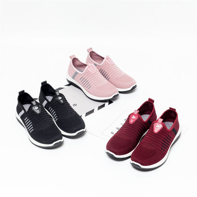 Zapatos Casuales Transpirables de Malla Tejida para Mujer - Suela Suave, Talla Grande - Image 16