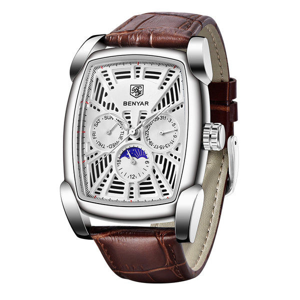 Reloj de Cuarzo Impermeable para Hombre - Estilo Moderno
