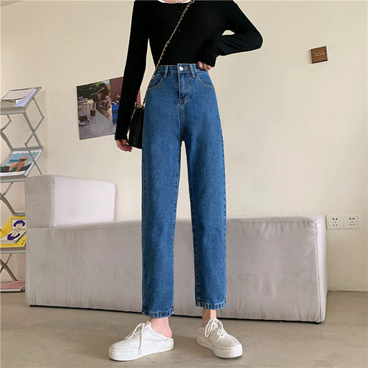 Jeans de Cintura Alta Holgados para Mujer - Image 8