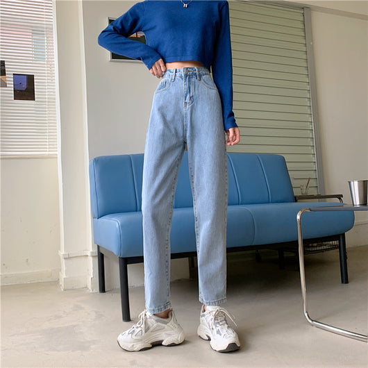 Jeans de Cintura Alta Holgados para Mujer - Image 9
