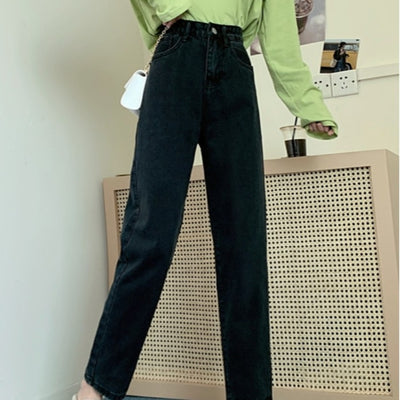 Jeans de Cintura Alta Holgados para Mujer - Image 5