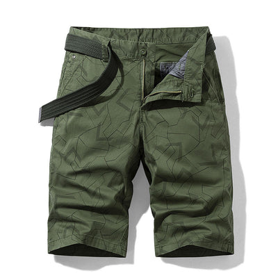 Shorts Casuales con Estampado Geométrico para Hombre - Image 4
