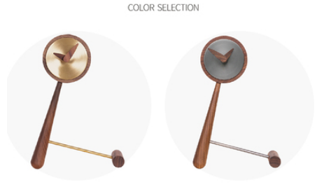 Reloj de Mesa Minimalista Nórdico de Nogal - Diseño Artesanal Lujo Contemporáneo - Image 3