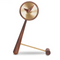 Reloj de Mesa Minimalista Nórdico de Nogal - Diseño Artesanal Lujo Contemporáneo