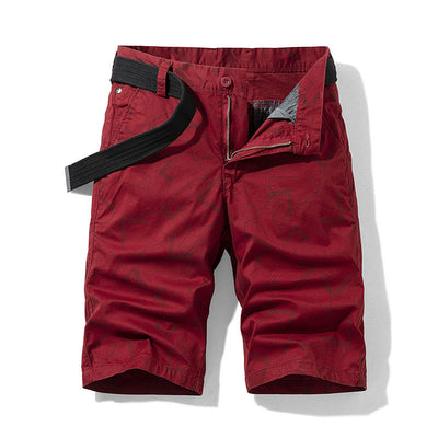 Shorts Casuales con Estampado Geométrico para Hombre - Image 3