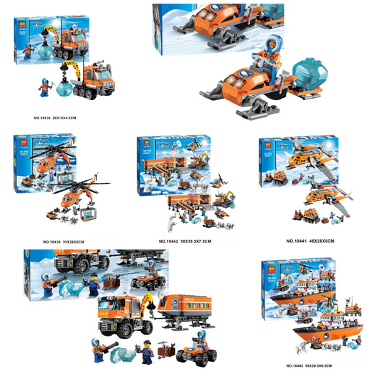 Juegos de Bloques de Construcción Serie Expedición Polar
