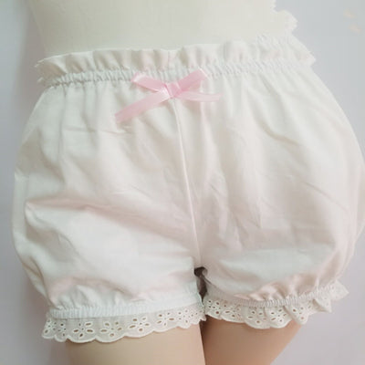 Pantalones Bloomers de Algodón Suave con Encaje - Shorts de Seguridad Calabaza - Image 9