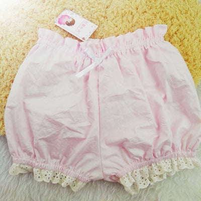 Pantalones Bloomers de Algodón Suave con Encaje - Shorts de Seguridad Calabaza - Image 10