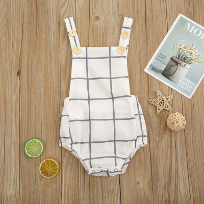 Traje de Baño Infantil de Una Pieza con Botones - Diseño Triangular Blanco - Image 5
