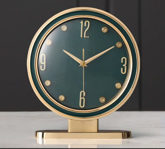 Reloj de Escritorio con Diseño de Cuero Moderno - Image 11