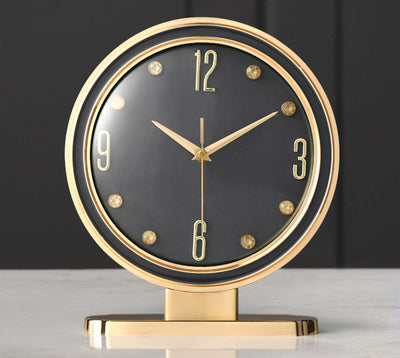 Reloj de Escritorio con Diseño de Cuero Moderno - Image 4