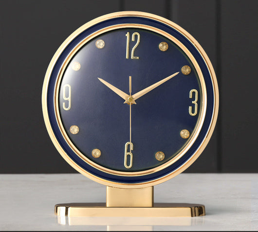 Reloj de Escritorio con Diseño de Cuero Moderno - Image 7