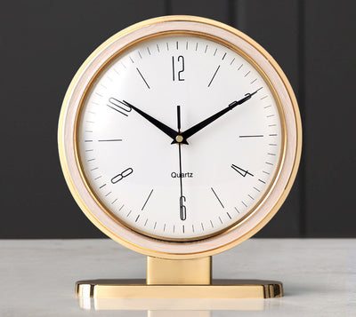 Reloj de Escritorio con Diseño de Cuero Moderno - Image 8