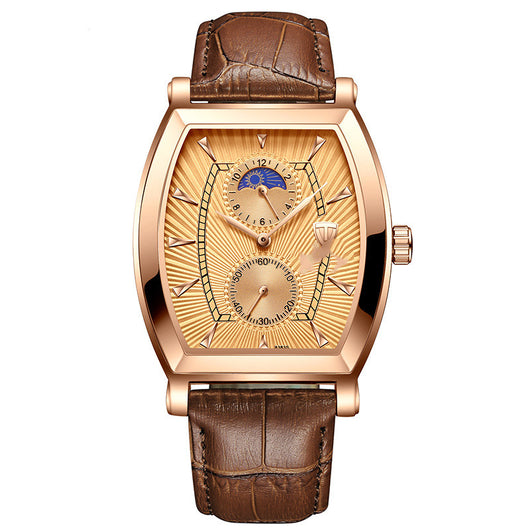 Reloj Automático de Lujo Six-Pin Rectangular Resistente para Hombre - Image 10