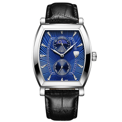 Reloj Automático de Lujo Six-Pin Rectangular Resistente para Hombre - Image 5