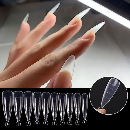 Láminas de Uñas Artísticas Ultra Finas sin Marcas - 100 Piezas con Escala - Image 6