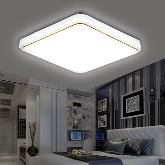 Plafón de Techo LED Cuadrado - Iluminación Moderna para Sala y Dormitorio - Image 10