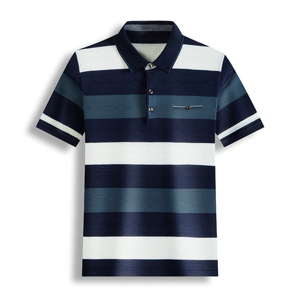 Playera Casual para Hombre con Cuello Contrastante - Image 3