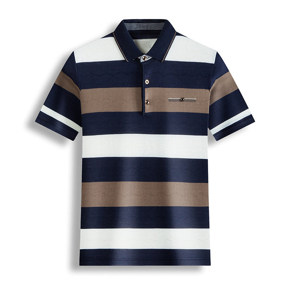 Playera Casual para Hombre con Cuello Contrastante