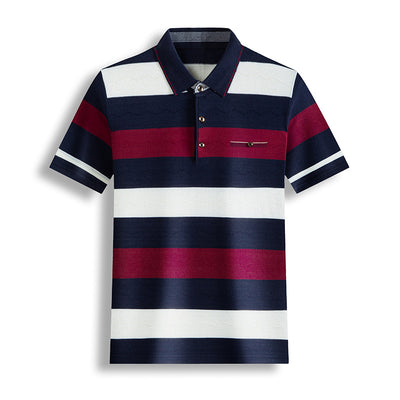 Playera Casual para Hombre con Cuello Contrastante - Image 4